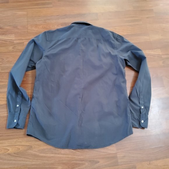 S.K.U. Save Khaki United Long Sleeve Button Down Shirt XL Grey New - Picture 3 of 7